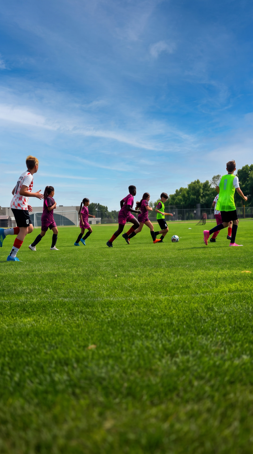 FC Sparta MN youth players competing for the ball